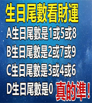 宣城你的生日尾数是几？命运如何？